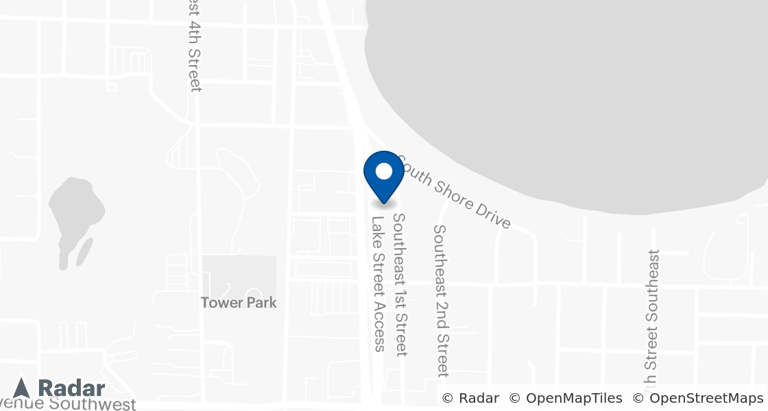 Map of Dairy Queen Location:: 555 Lake St S, Forest Lake, MN, 55025-2610